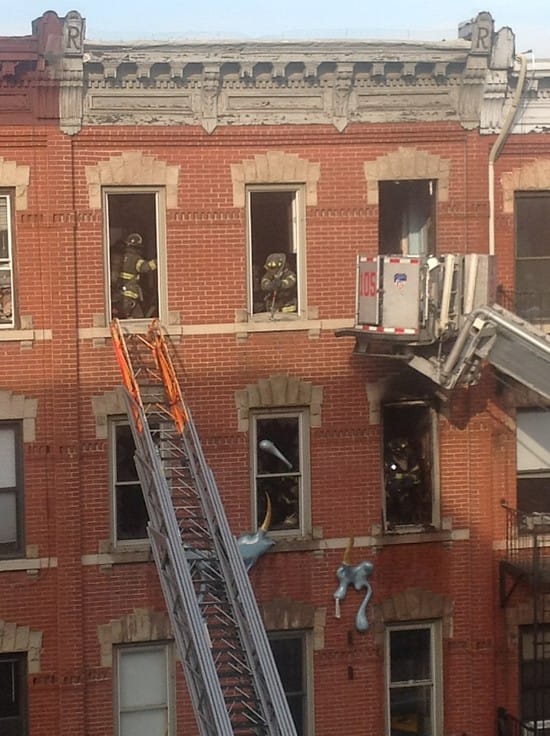 Fire in Drips Building on 7th Ave