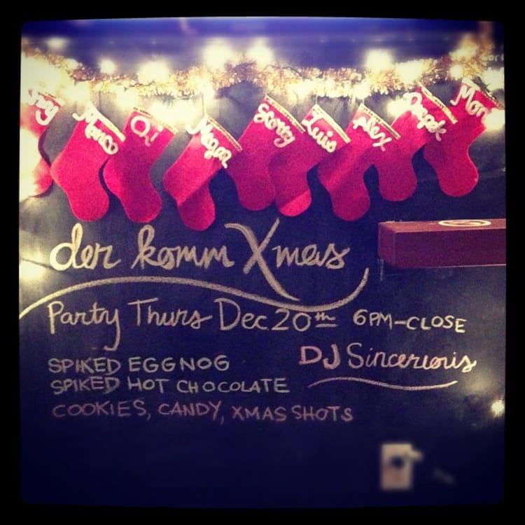 Celebrate the Season at Der Kommissar’s Christmas Party