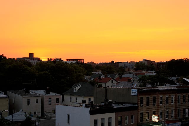 Coney Island Avenue Sunset