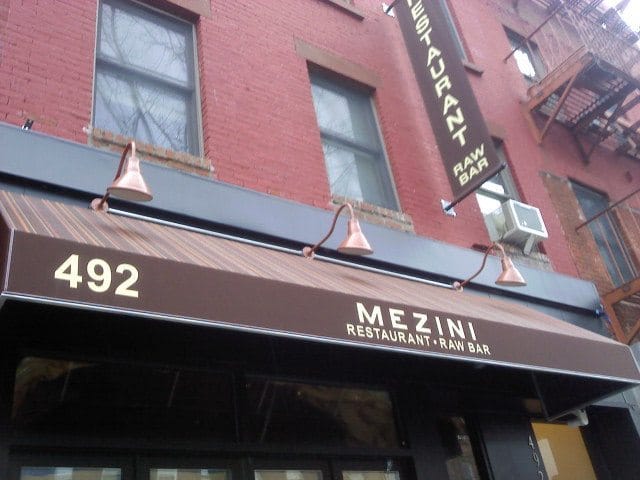 Mezini Gets Closer to Opening on 5th Avenue