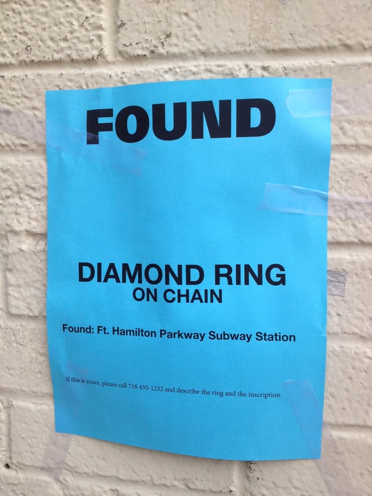 Found: Diamond Ring