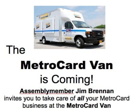 Visit The MetroCard Van On 7th Ave May 30