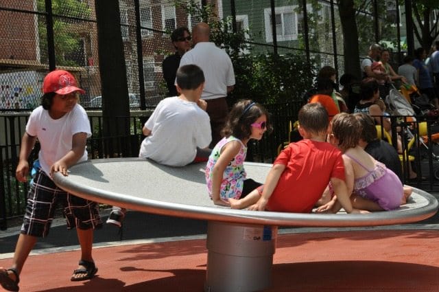 Local Families Frustrated As Slope Park Spinning Disk Is Welded