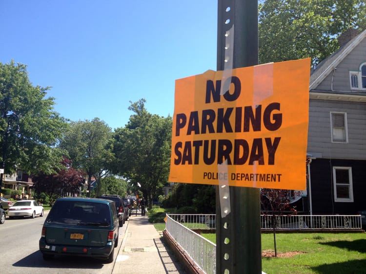 No Parking On E 16th St Between Ditmas/Dorchester On Saturday