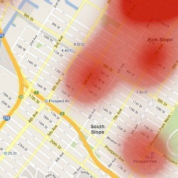 New Yelp Map Warns Of Yuppies In South Slope