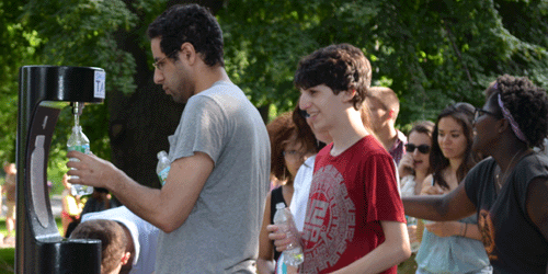 New Water Bottle Filling Stations Appearing In Prospect Park