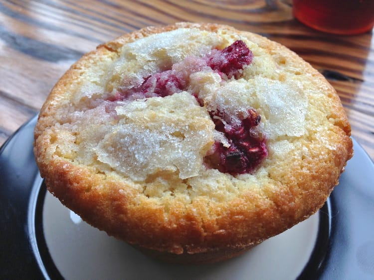 Bite Of The Day: Milk & Honey's Freshly-Baked Raspberry Muffin