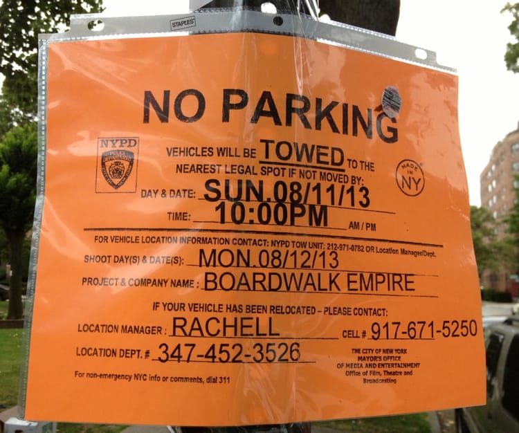 Boardwalk Empire Filming On Monday