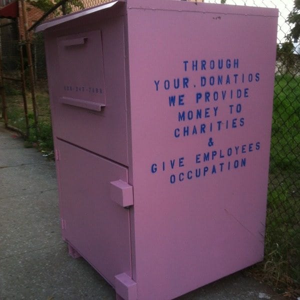 Shady Donation Bins Popping Up Around Neighborhood Again