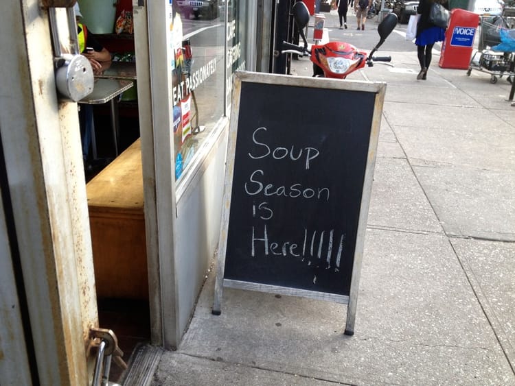 Fall In Park Slope: Soup Season