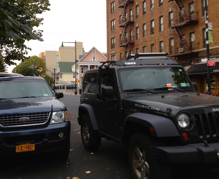 Spotted: Double Parked Car With A Ticket On Cortelyou