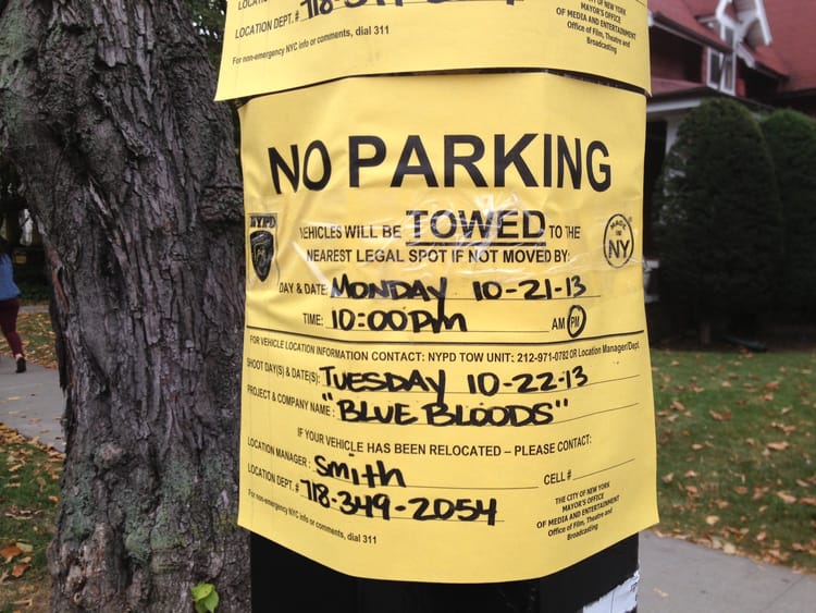 Blue Bloods Filming Around Ditmas Avenue Next Week