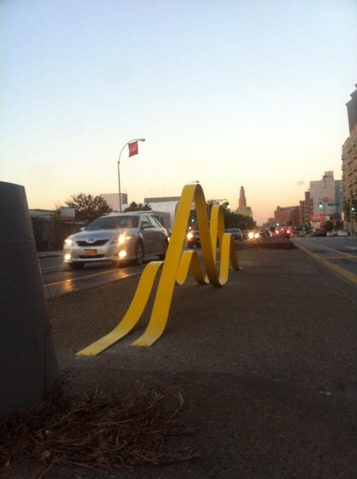 ‘Unparallel Way’ Sculpture Installed On 4th Avenue