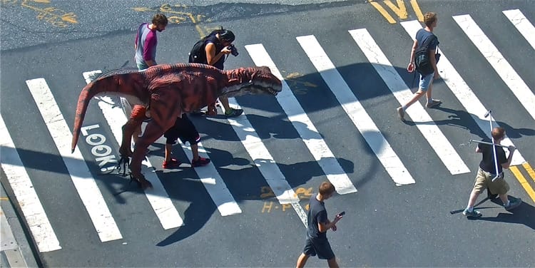 Photo Of The Day: Dino Crossing