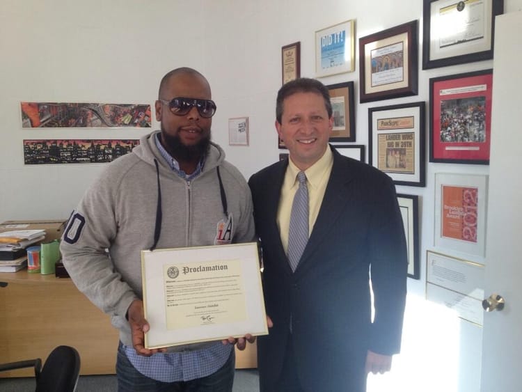 Good Samaritan Lawrence Abdullah Honored By Brad Lander, NYPD