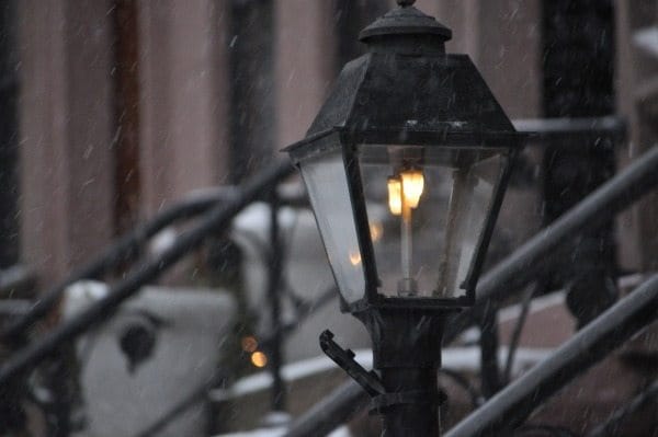 Photo Of The Day: Snow By Gaslight