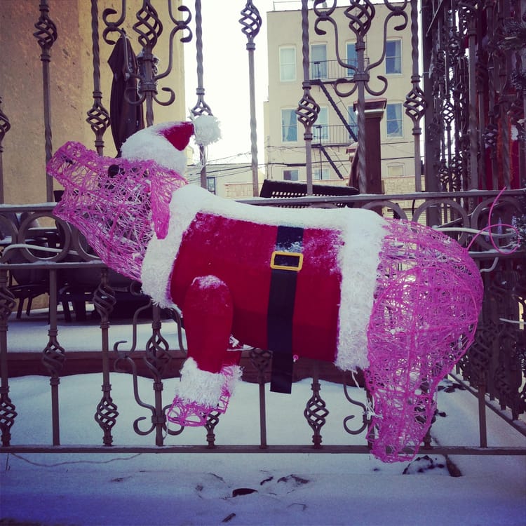 Christmas In South Slope: Santa Is Such A Ham