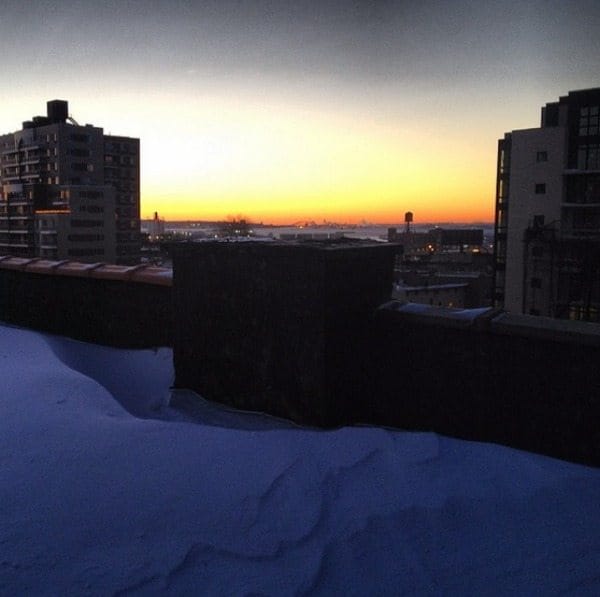 Photo Of The Day: Snowy Rooftop View