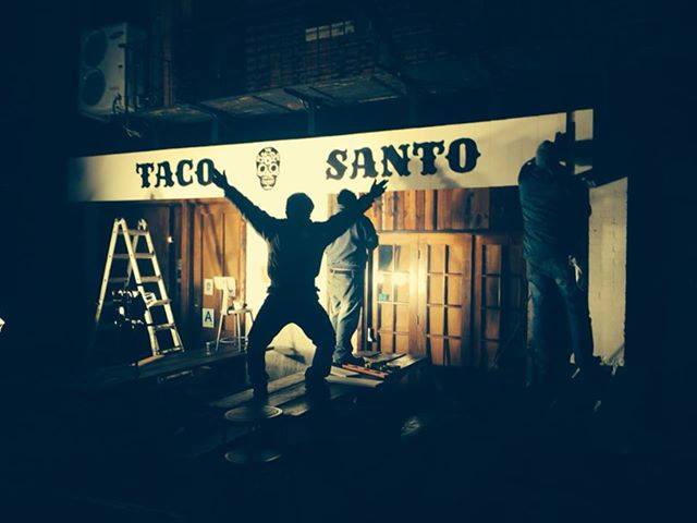 Yield To The Tacos Crossing On Union Street