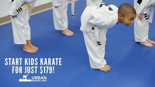 Start Kids Karate For Just $179 At Urban Martial Arts (Partner Post)