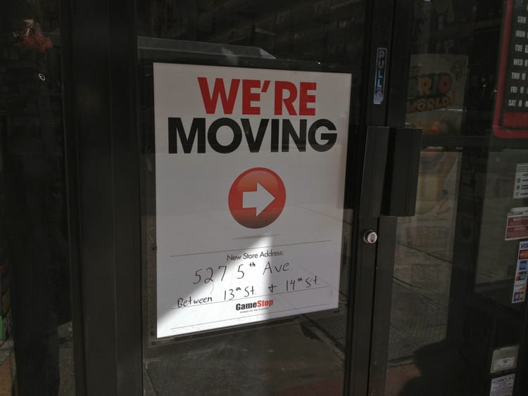 7th Avenue GameStop To Close, Storefront For Rent