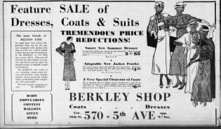 History At Home: Berkley Coats In The Brooklyn Daily Eagle