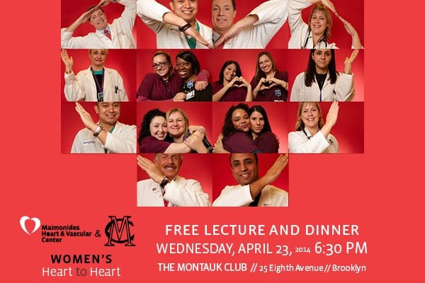 Free Women’s Heart Health Lecture & Dinner This Wednesday (Sponsored)