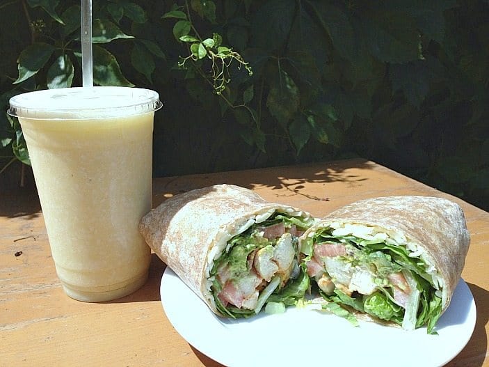 Escape With Energy Fuel’s Beach Wrap & Pina Colada Smoothie