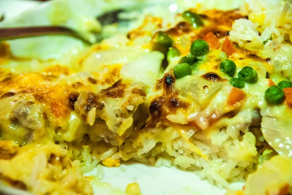 Food Stuffs: Cheese Baked Rice With Portuguese Chicken – H.K. Tea & Sushi