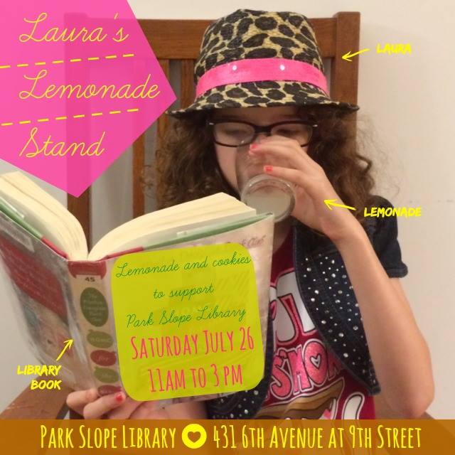 Local 11-Year-Old Hosting Lemonade Stand Fundraiser For The Park Slope Library