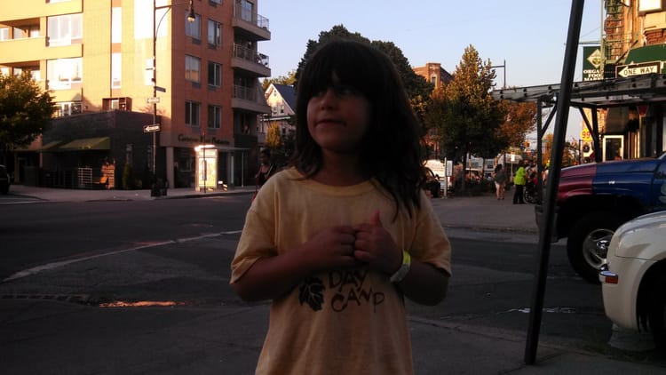 Meet Oona, The 5-Year-Old Behind The Missing Monkey Posters On Cortelyou