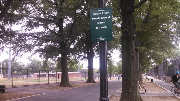 Neighbor Launches Petition To Allow Walking & Biking Through Parade Grounds After Sunset