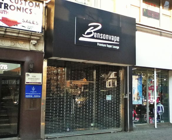 Bensonvape To Open On 86th Street