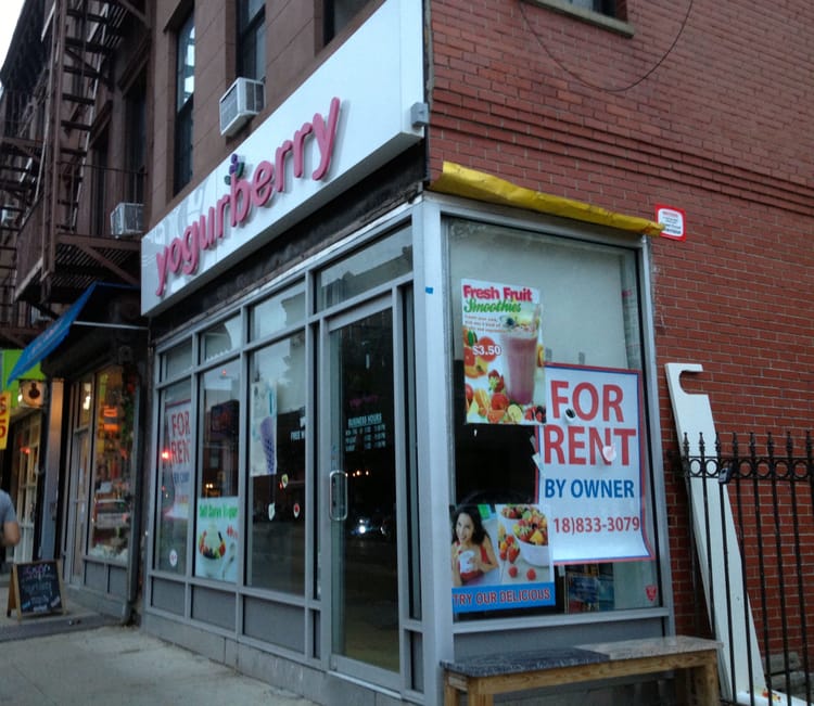 YogurBerry Now Closed: Fro-Yo On The Decline In Park Slope?