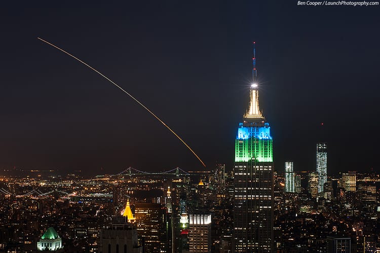 You May Be Able To See A Rocket Launch Over New York City Tonight!