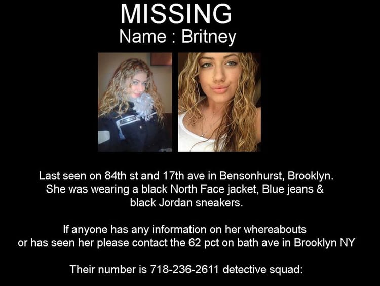 Missing: Britney Binder, 14, Last Seen Leaving Home On 17th Avenue [Update: Found]