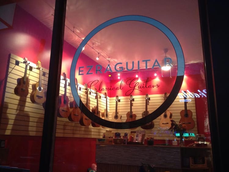 Tomorrow: Free Guitar Lessons, Toddler Music Class & More At EzraGuitar’s Open House