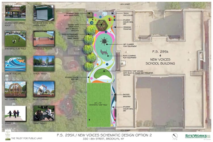 New Voices & PS 295 Invite Neighbors To Vote On New Playground Design