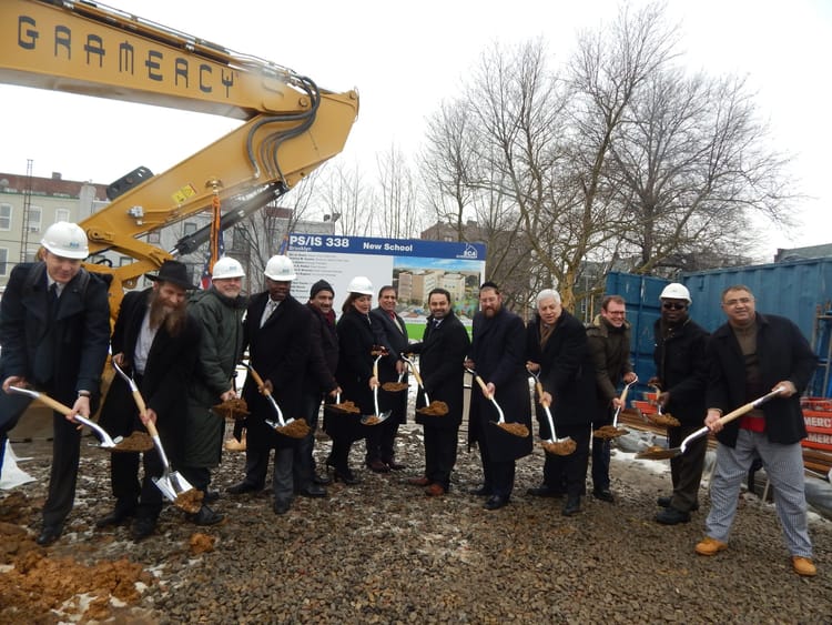 Community Leaders Break Ground On New School At 510 Coney Island Avenue