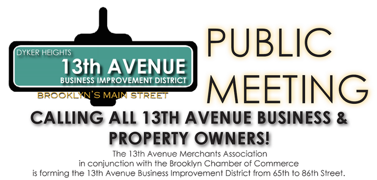 Dyker Heights’ 13th Avenue To Get BID – Public Meeting This Saturday