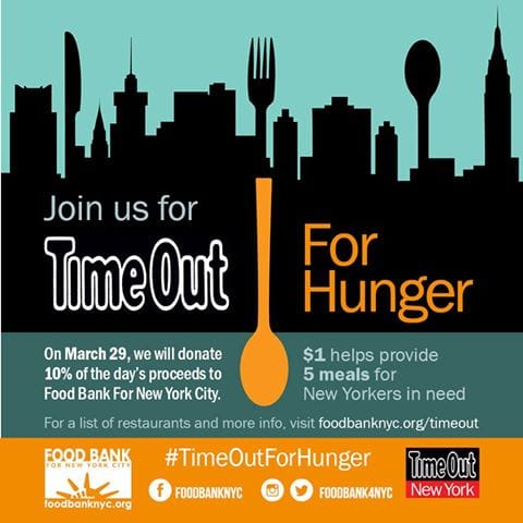 ICI Fort Greene To Donate Portion Of This Sunday’s Proceeds To Food Bank of NYC