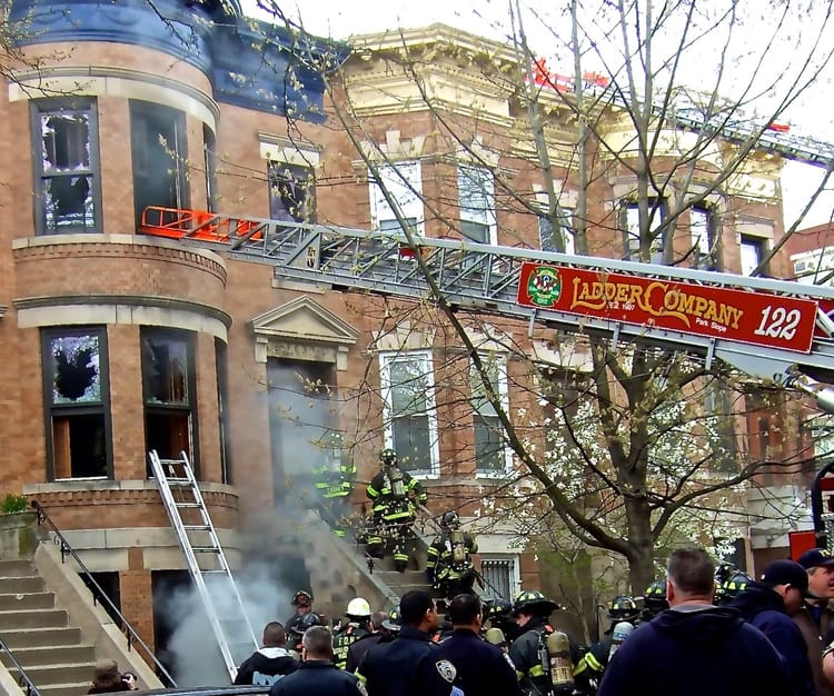 Fire Rips Through Windsor Terrace Townhouse Thursday Morning