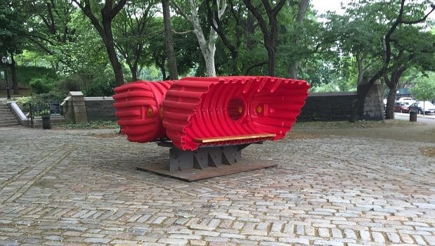 “Heart Seat” Public Art Installation Goes Up In Fort Greene Park