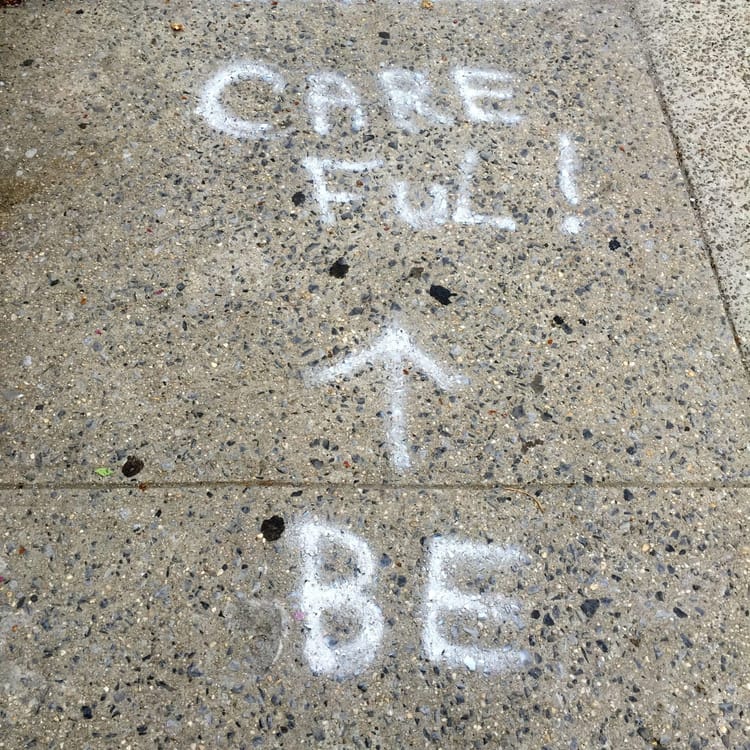 Photo Of The Day: Sidewalk Says