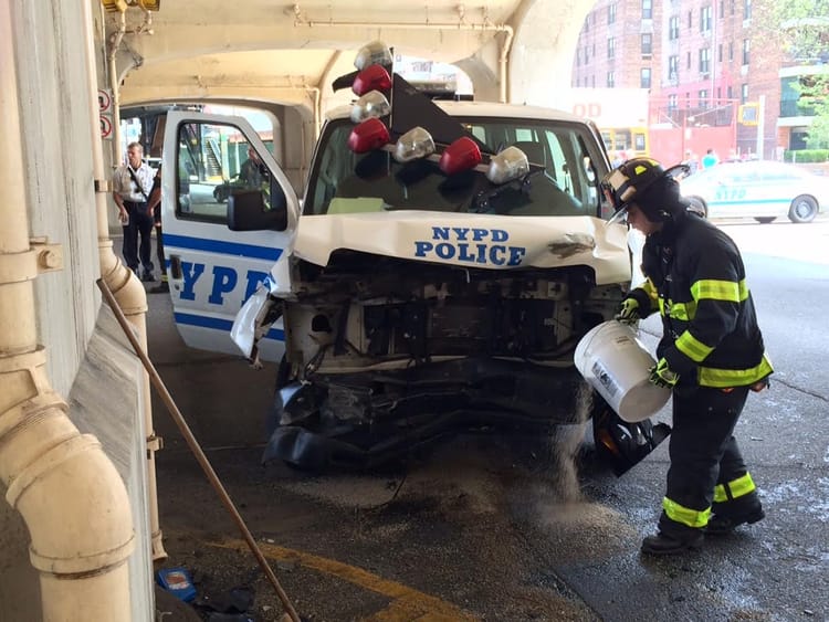 BREAKING: Police-Involved Car Accident Leaves Four Injured On Brighton Beach Avenue, Ocean Parkway (Photos)