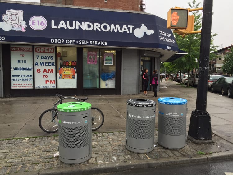 Following Problems With Garbage In Our Area, City Places New Trash Cans On Cortelyou Road & In Newkirk Plaza