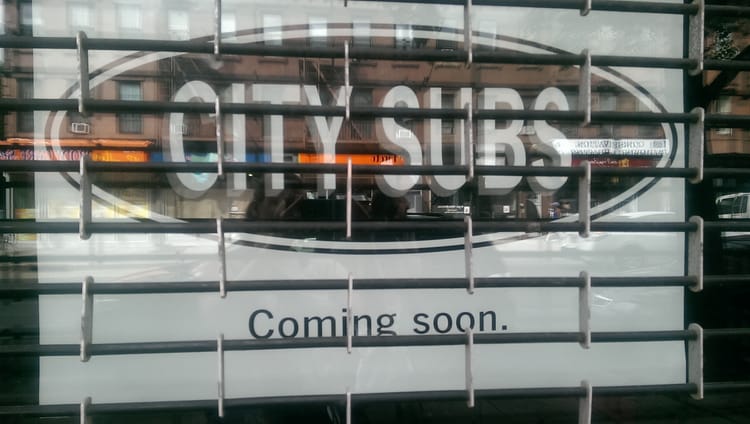 City Subs Moving Into Nuteria Spot On 5th Avenue?