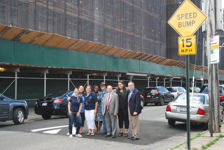 After Years Of Complaints, DOT Installs Speed Bump Near Gravesend School