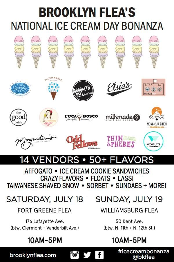 Grab Fort Grace Ice Cream At This Weekend’s Brooklyn Flea Ice Cream Bonanza