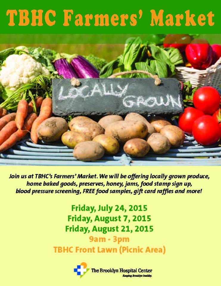 Welcome Farmer’s Market Fridays At Brooklyn Hospital Center